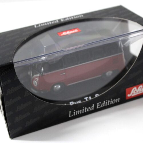 1:43 Schuco VW Bus T1 Samba dark red/ black