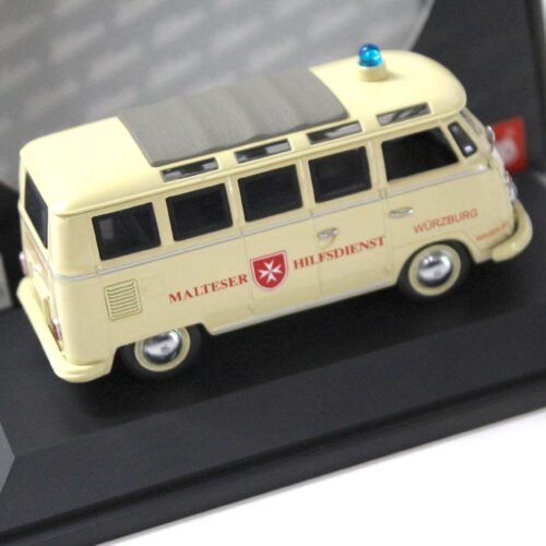 1:43 Schuco VW Bus T1 Samba Malteser Hilfsdienst Würzburg