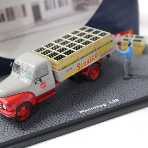 1:43 Schuco Hanomag L28 SINALCO Diorama + Figuren