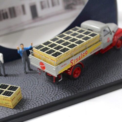 1:43 Schuco Hanomag L28 SINALCO Diorama + Figuren