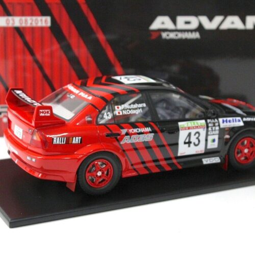 1:18 Tarmac Mitsubishi Lancer Evolution V WRC #43 Rally New Zealand