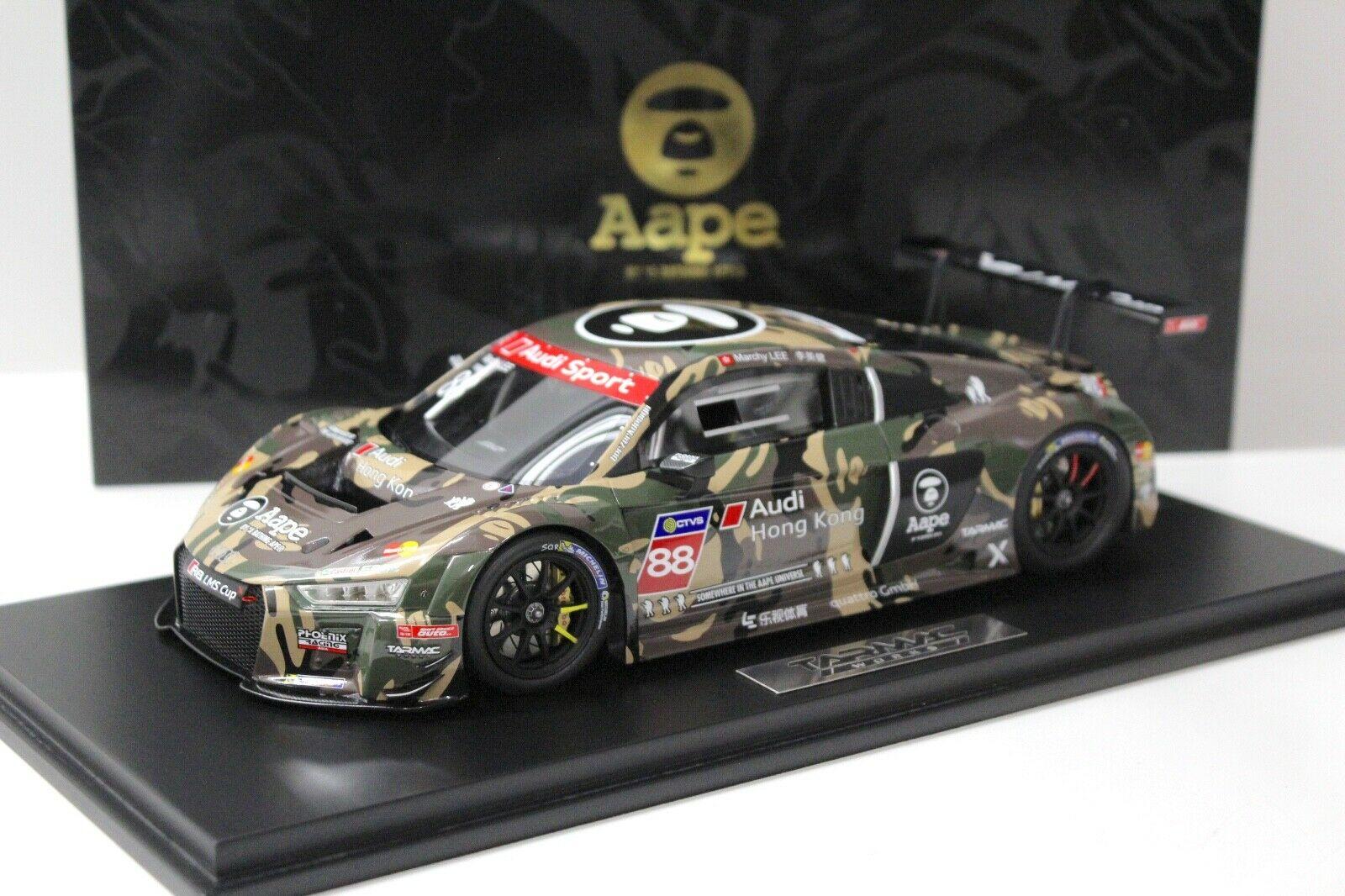1:18 Tarmac Audi R8 LMS AAPE Asia #88 Marchy Lee Taiwan