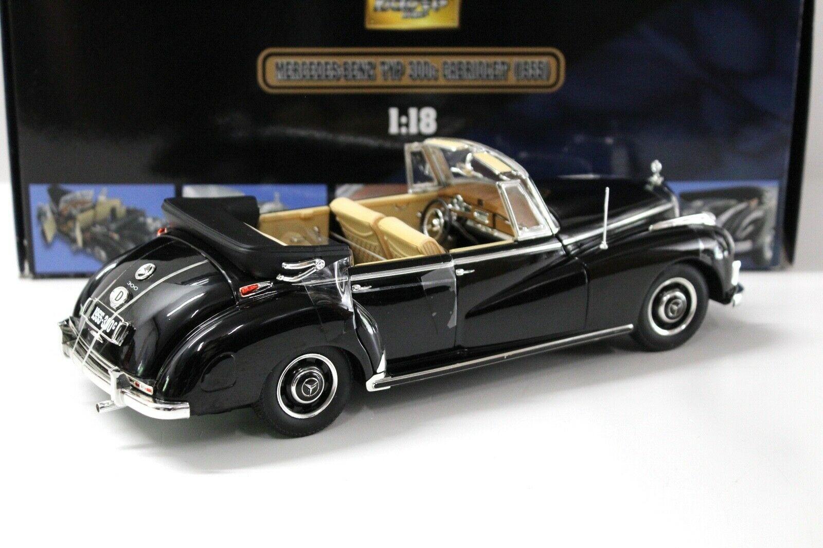 1:18 Ricko Mercedes Typ 300C Cabriolet 1955 black