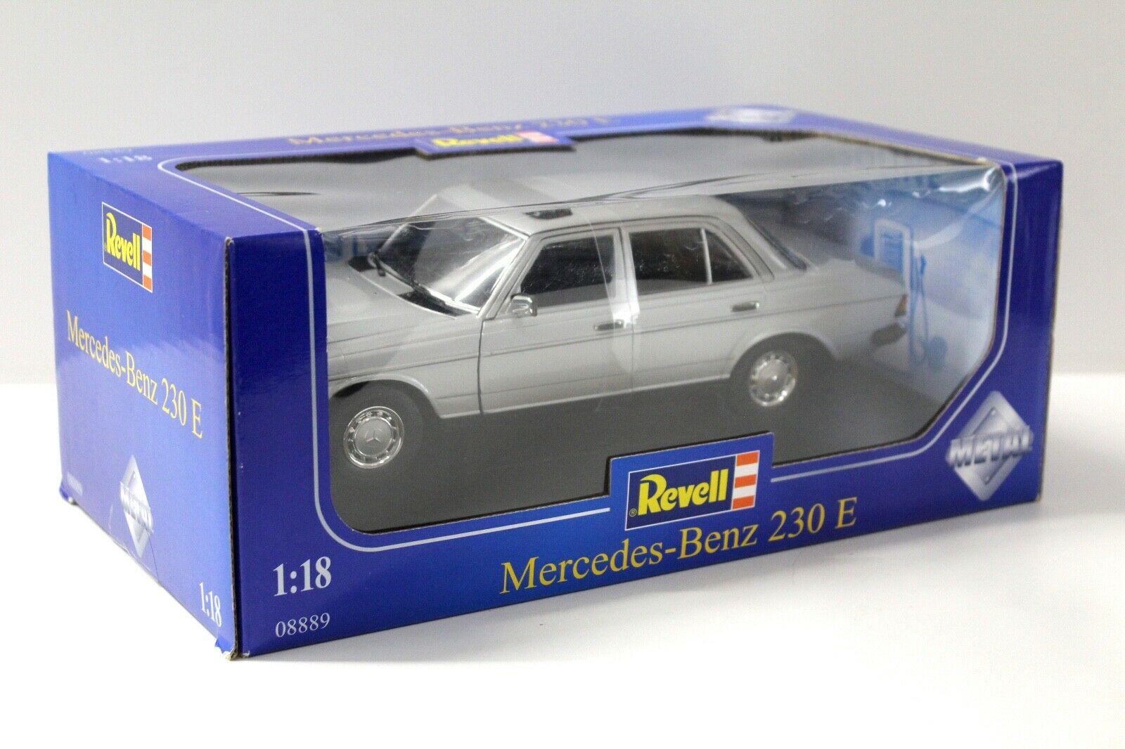 1:18 Revell Mercedes 230E W123 Limousine silver