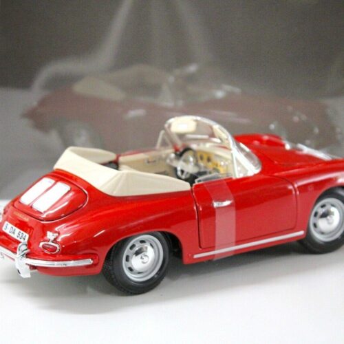 1:18 Bburago Porsche 356B Cabriolet red