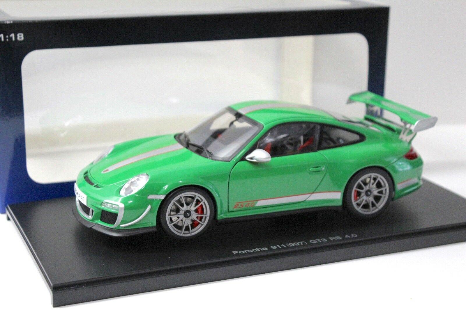 1:18 AUTOart Porsche 911 (997) GT3 RS 4.0 green