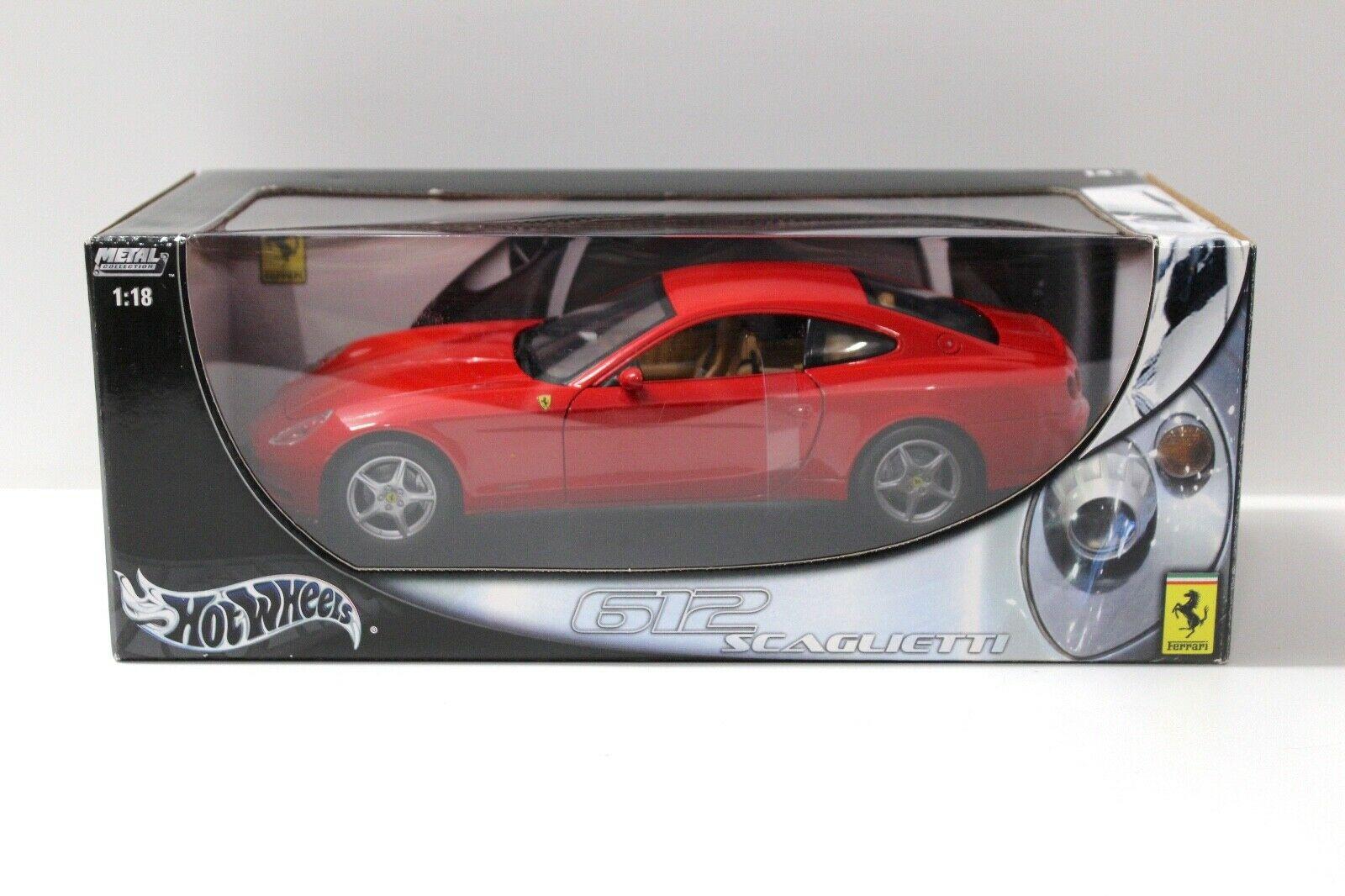 1:18 Hot Wheels Ferrari 612 Scaglietti red