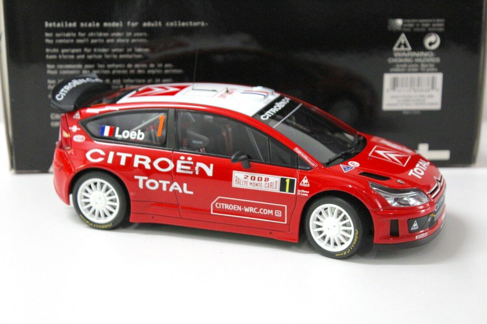 1:18 AUTOart Citroen C4 Rallye Monte Carlo 2008 LOEB