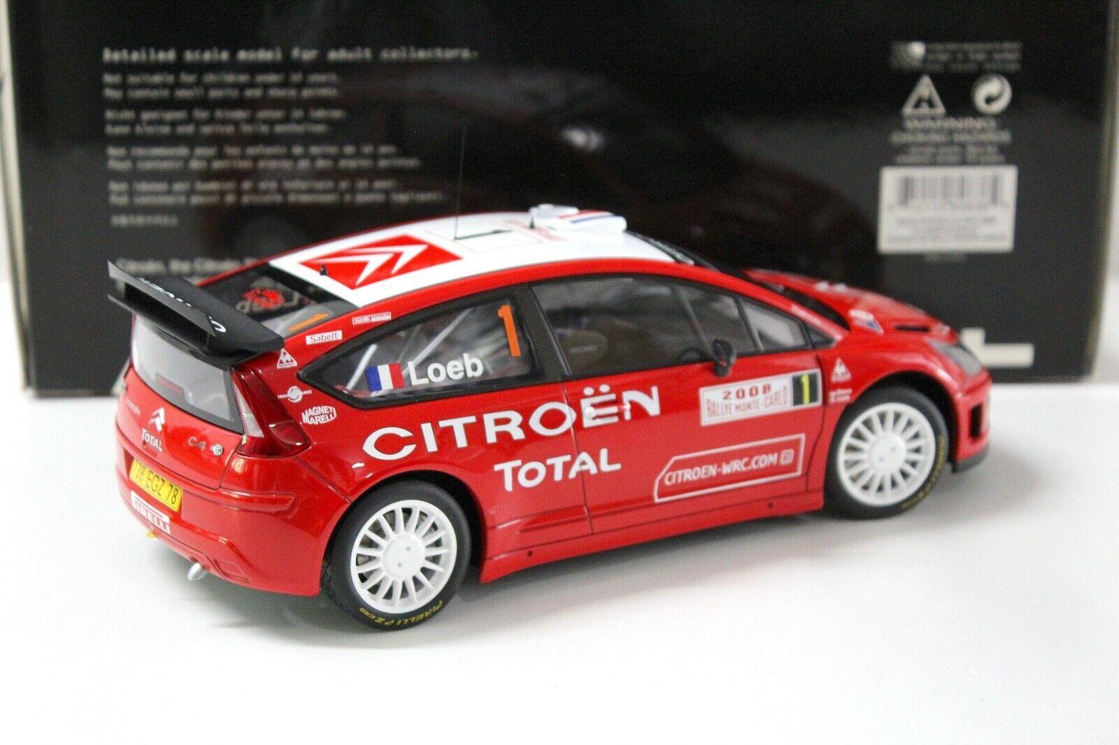 1:18 AUTOart Citroen C4 Rallye Monte Carlo 2008 LOEB