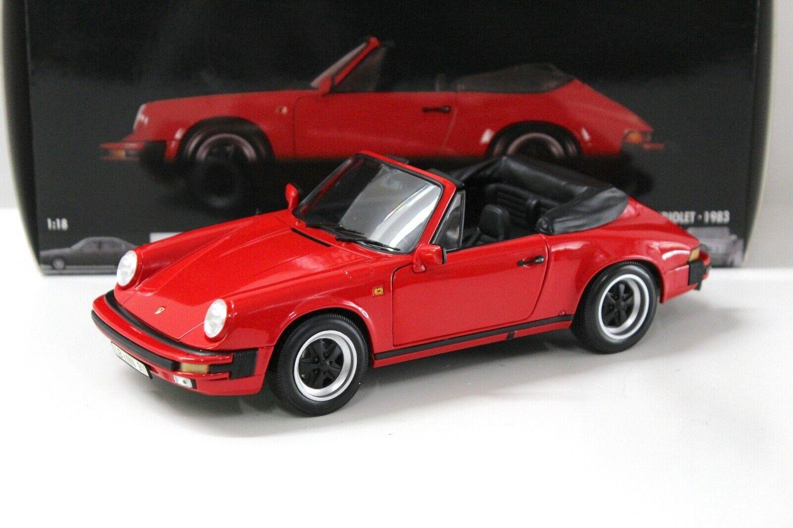 1:18 Minichamps Porsche 911 Carrera Cabriolet G-Modell red 1983