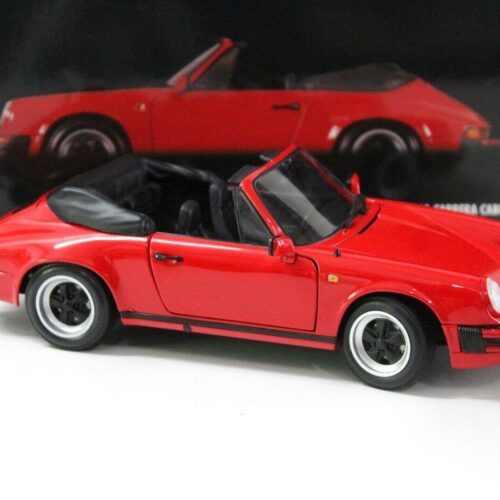1:18 Minichamps Porsche 911 Carrera Cabriolet G-Modell red 1983