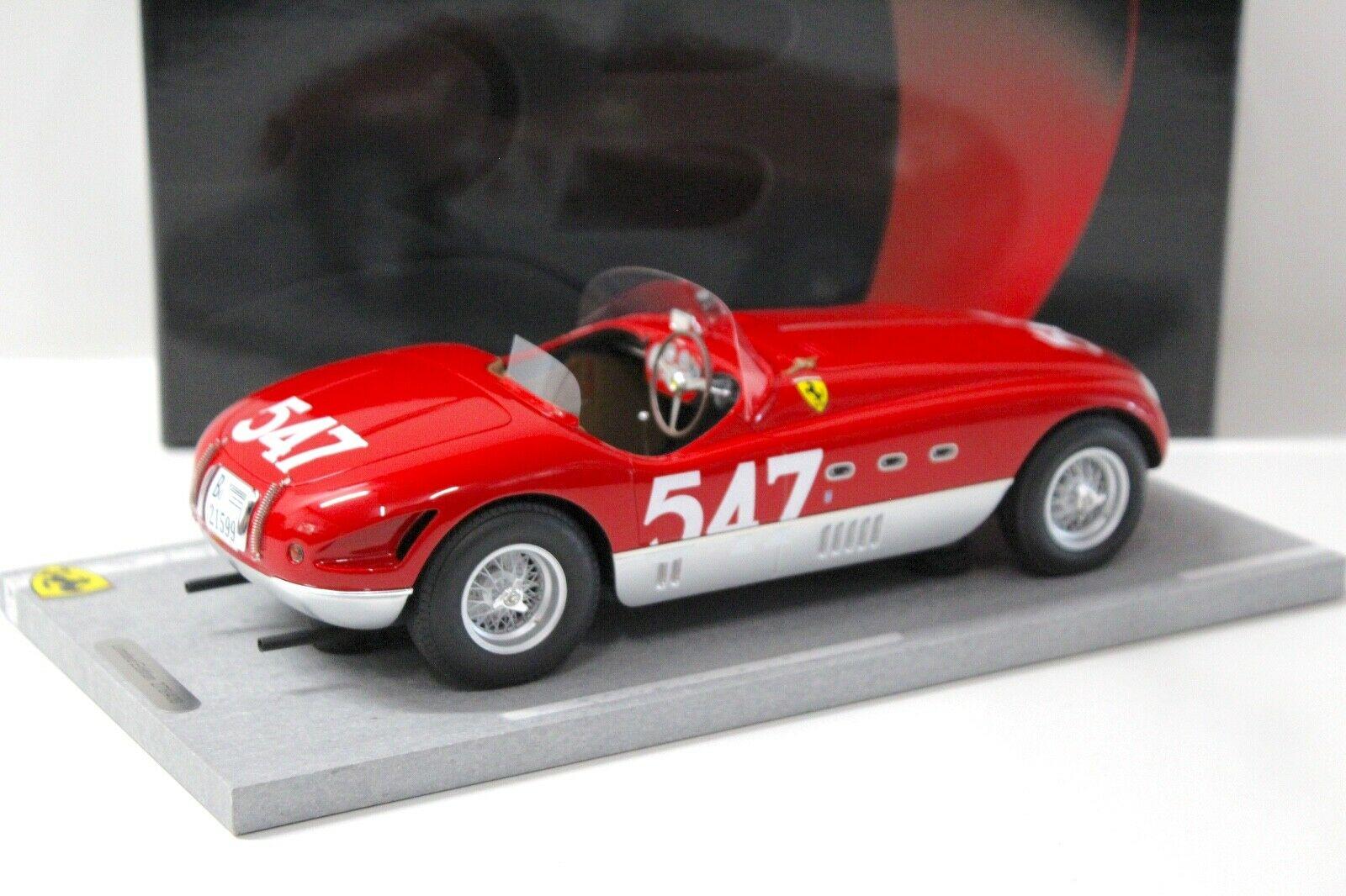 1:18 BBR Ferrari 340 Spider Vignale Mille Miglia #547 red