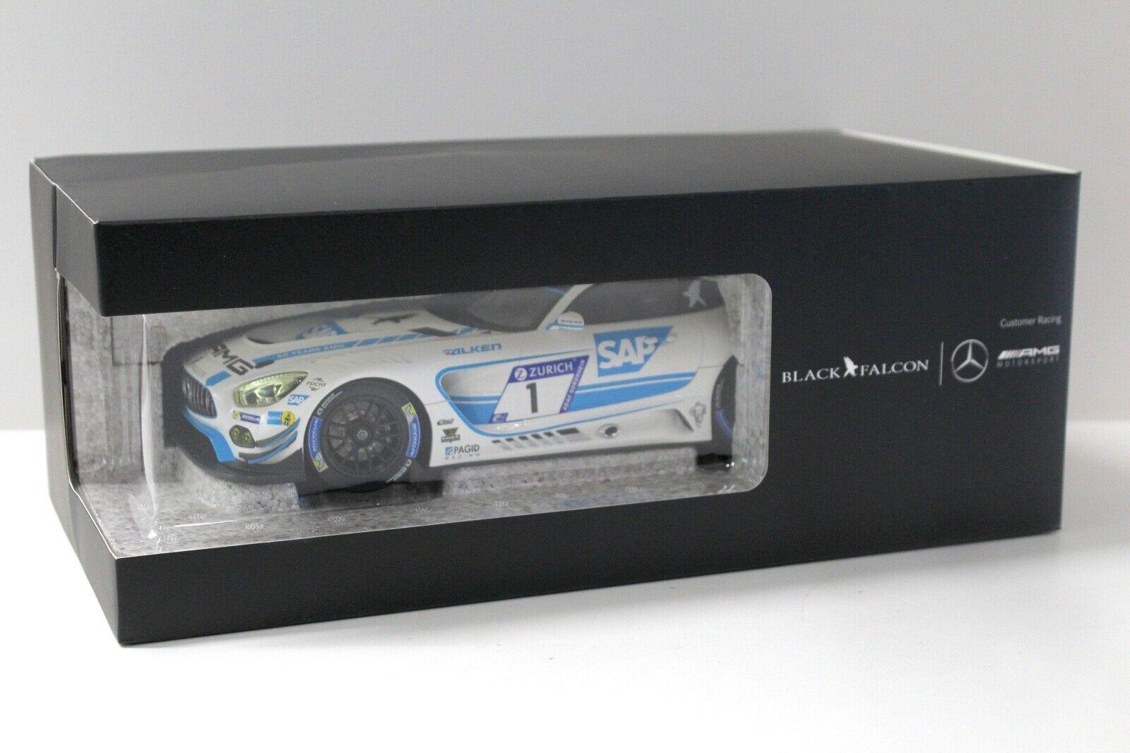 1:18 Norev Mercedes AMG GT3 Black Falcon SAP #1 DEALER VERSION