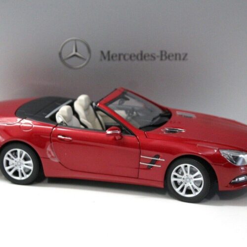 1:18 Norev Mercedes SL Convertible R231 red DEALER VERSION