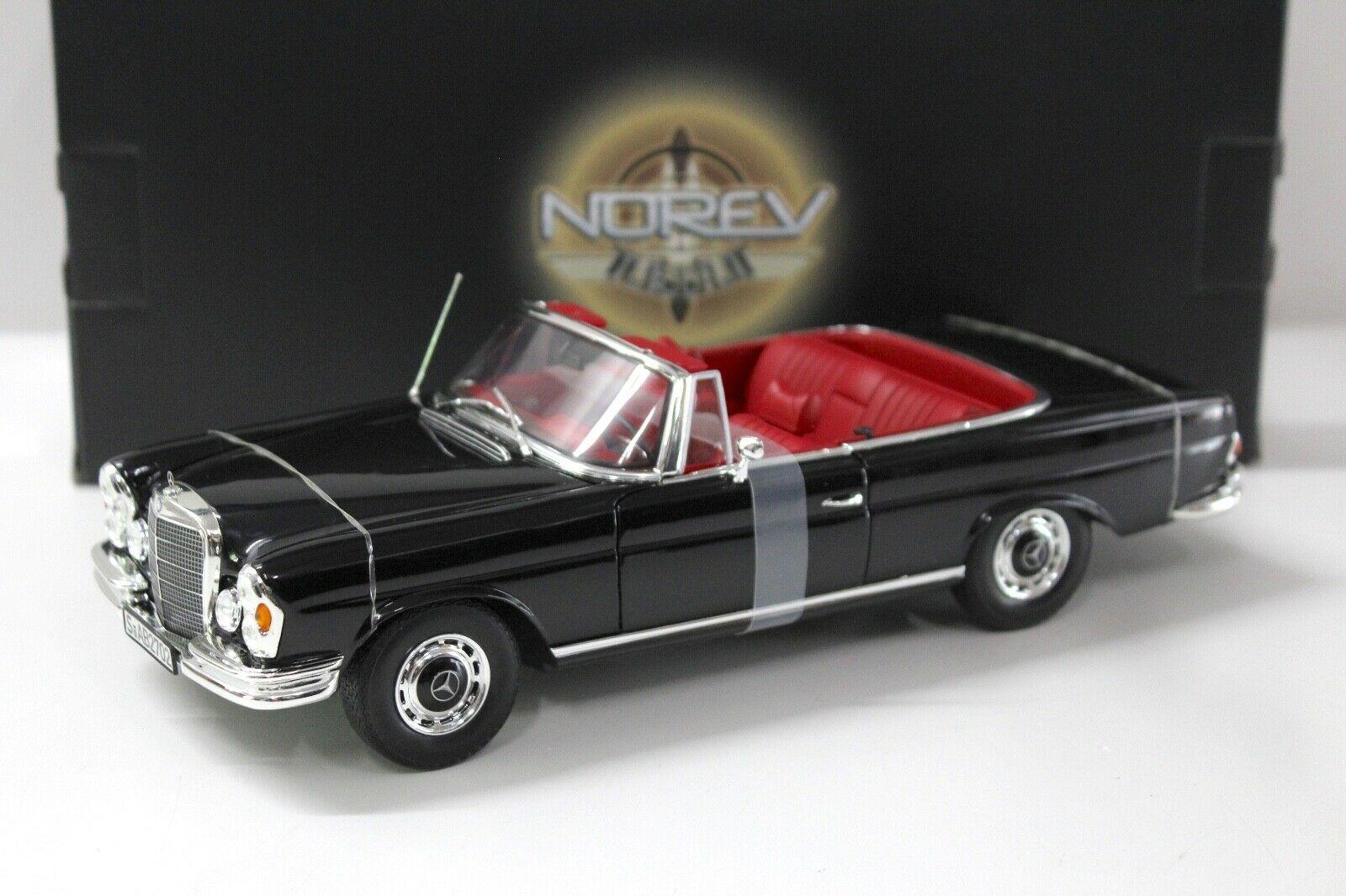 1:18 Norev Mercedes 280SE W111 Cabriolet black