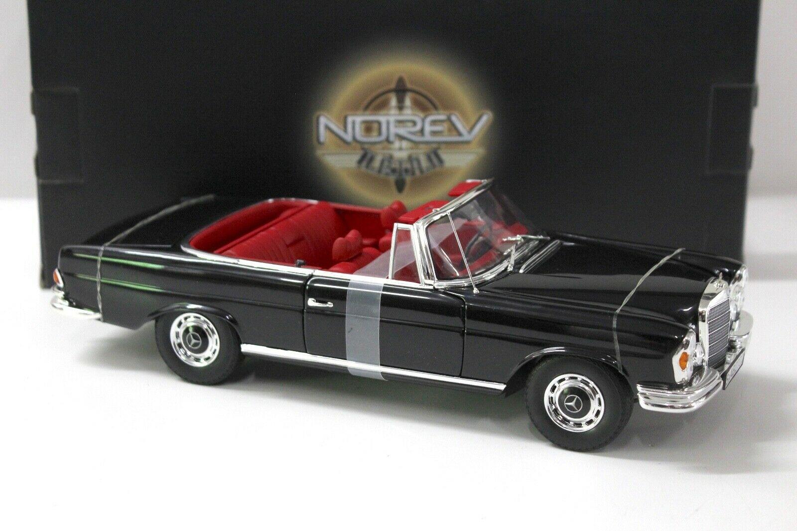 1:18 Norev Mercedes 280SE W111 Cabriolet black