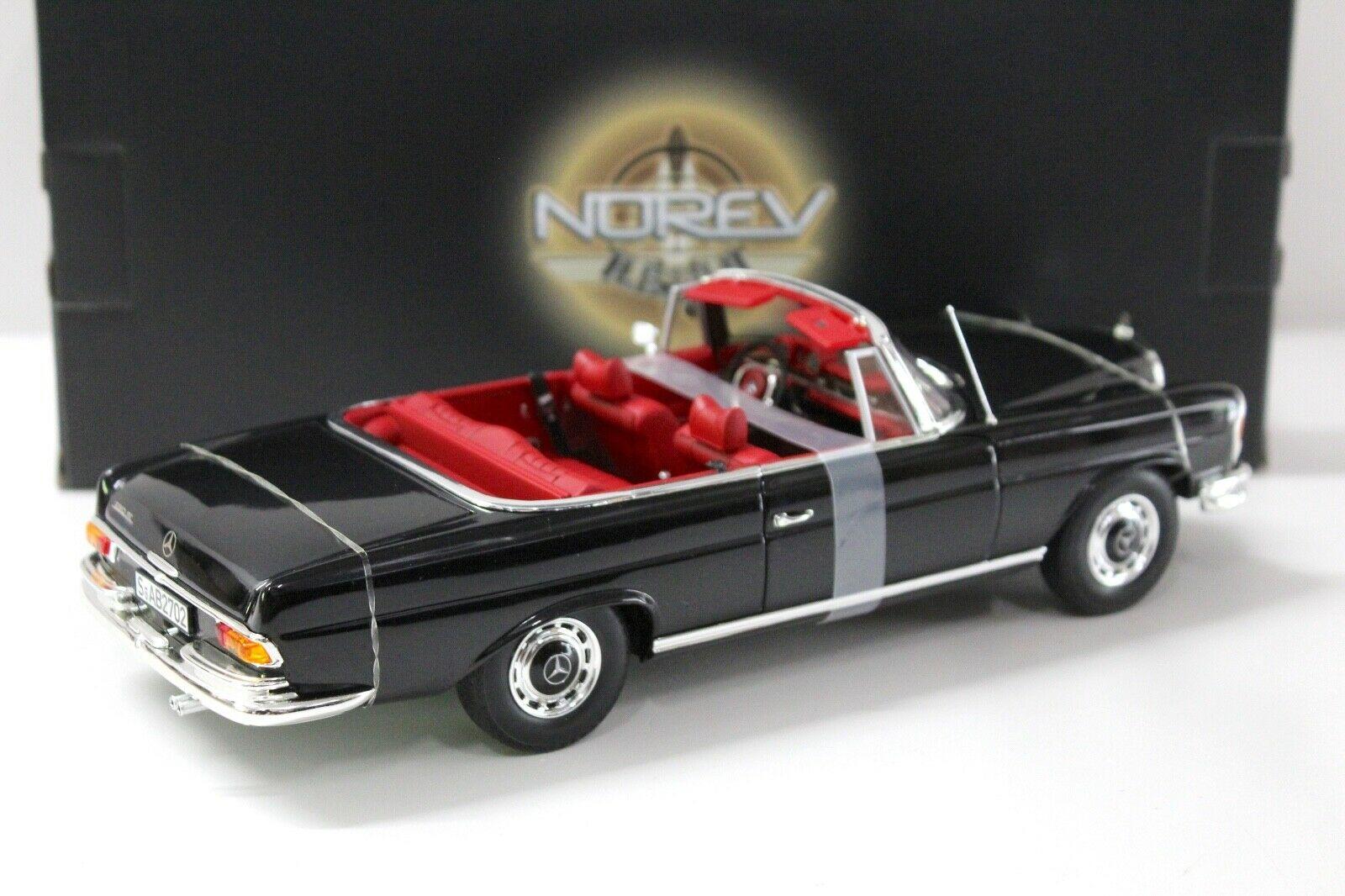 1:18 Norev Mercedes 280SE W111 Cabriolet black