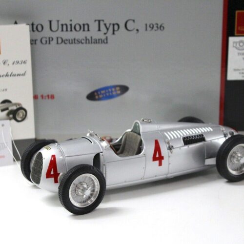 1:18 CMC Auto Union Typ C 1936 Sieger GP Deutschland silver