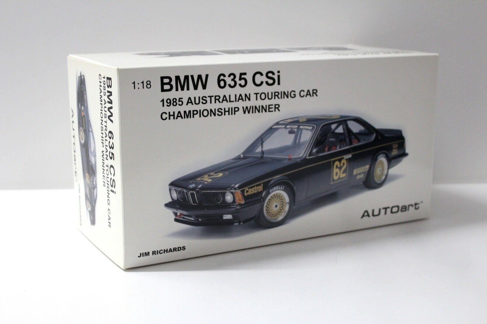 1:18 AUTOart BMW 635 CSI Jim Richards Australian Champion
