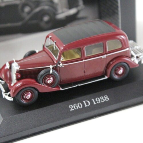 1:43 Premium Collectibles Mercedes 260D dark red 1938 DEALER VERSION