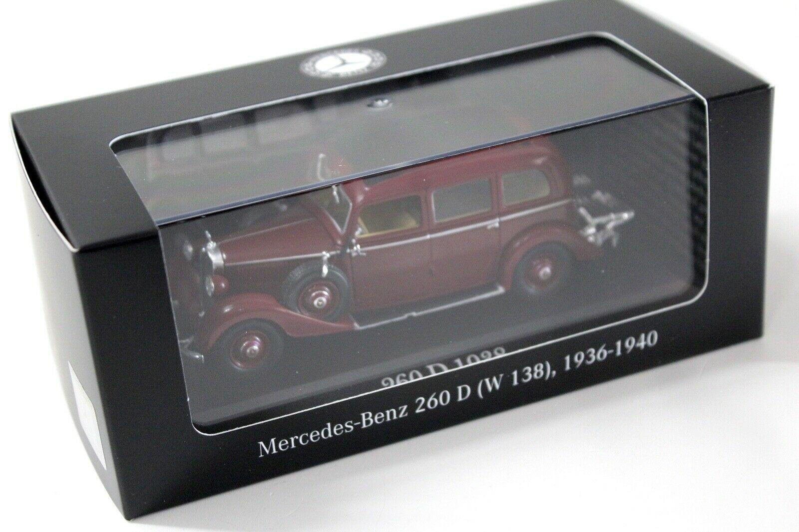 1:43 Premium Collectibles Mercedes 260D dark red 1938 DEALER VERSION
