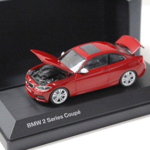 1:43 Minichamps BMW 2er F22 Coupe red DEALER VERSION