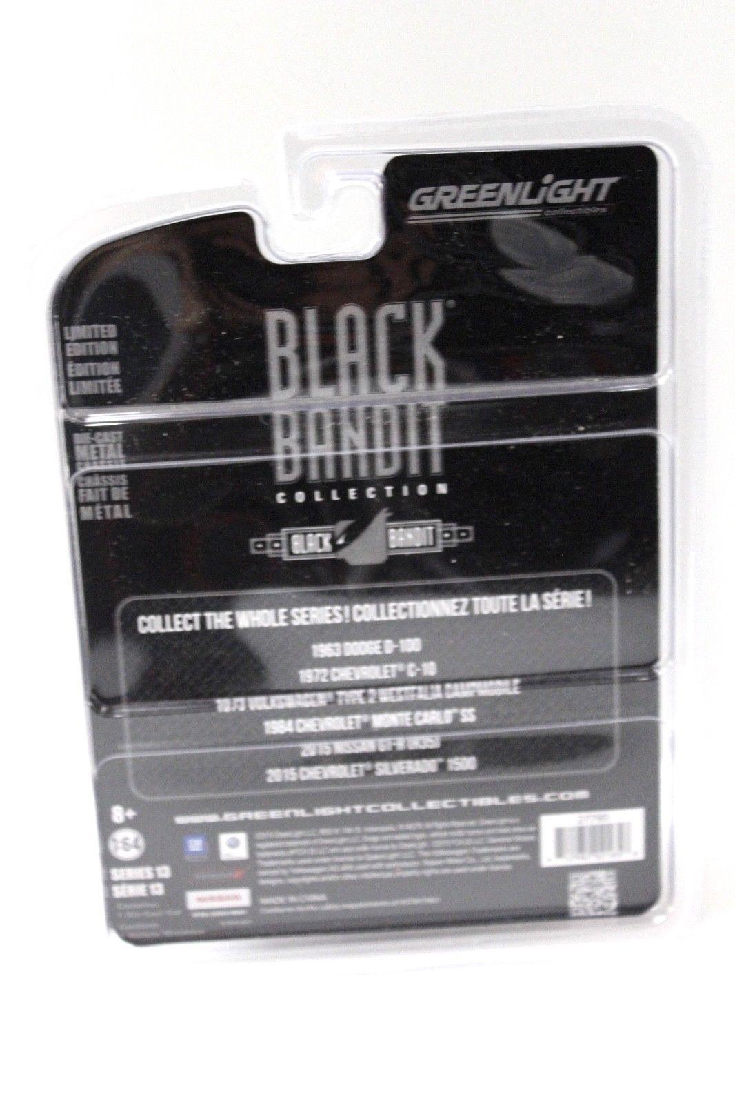 1:64 Greenlight Dodge D-100 1963 *BLACK BANDIT* black