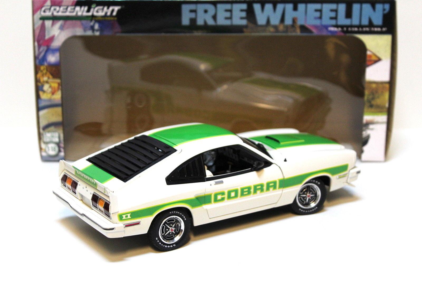 1:18 Greenlight Ford Mustang II Cobra 1978 white