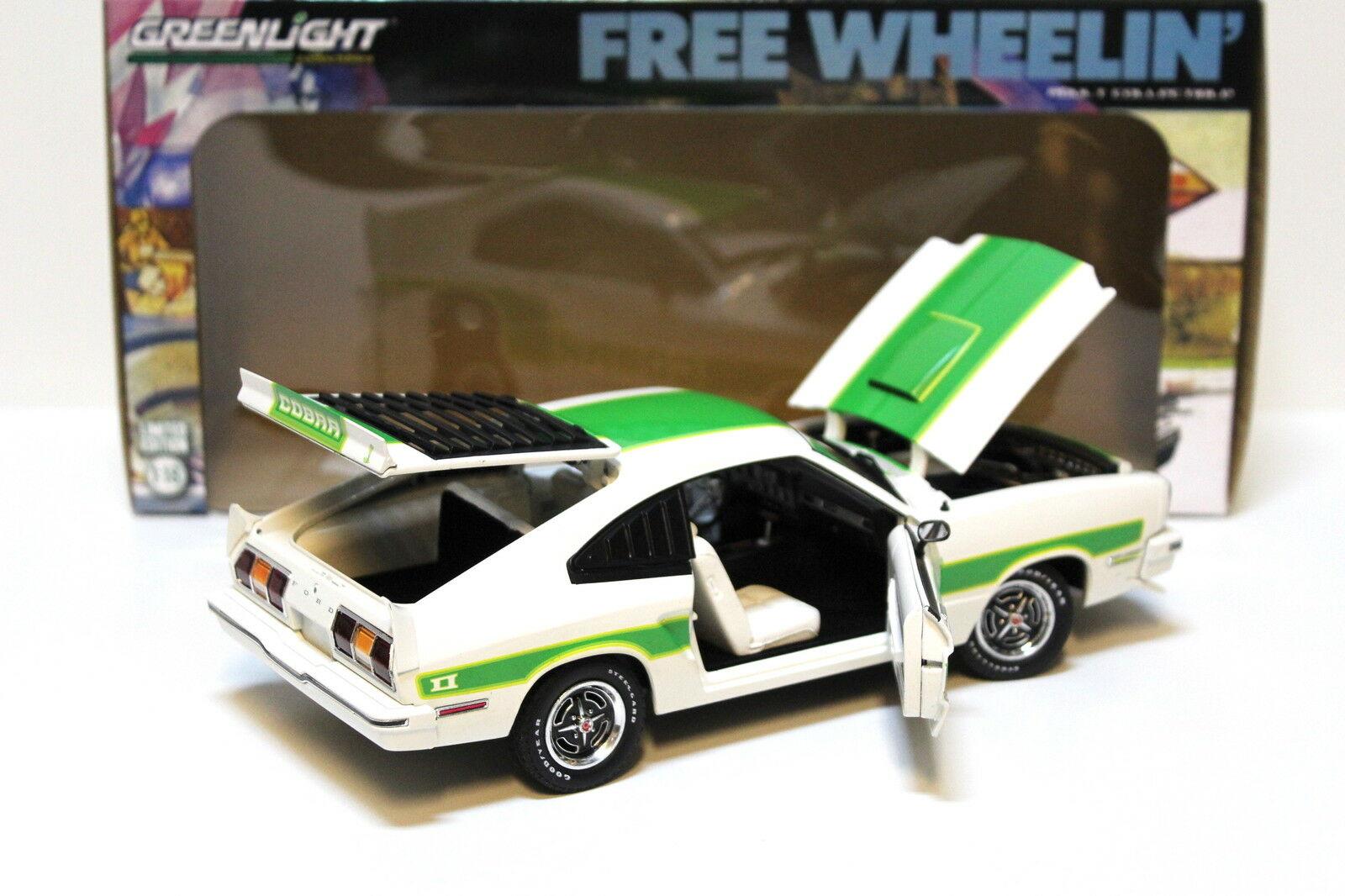 1:18 Greenlight Ford Mustang II Cobra 1978 white