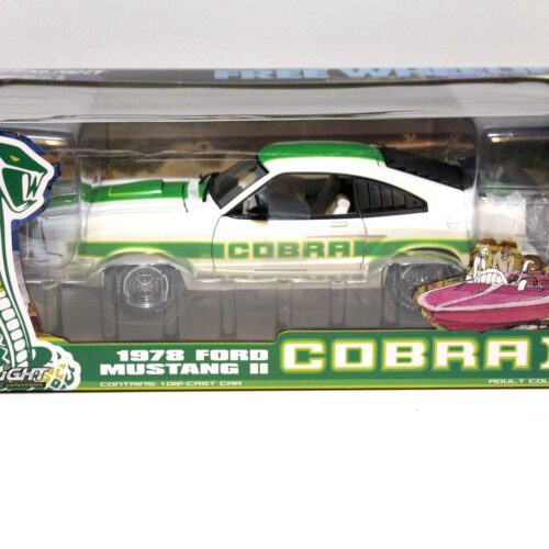 1:18 Greenlight Ford Mustang II Cobra 1978 white