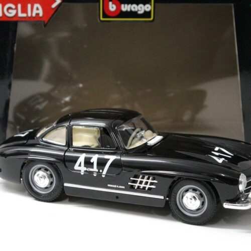 1:18 Bburago Mercedes 300 SL *MILLE MIGLIA* #417 black
