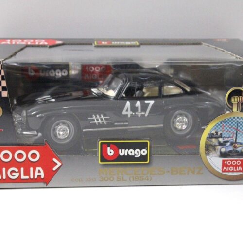 1:18 Bburago Mercedes 300 SL *MILLE MIGLIA* #417 black