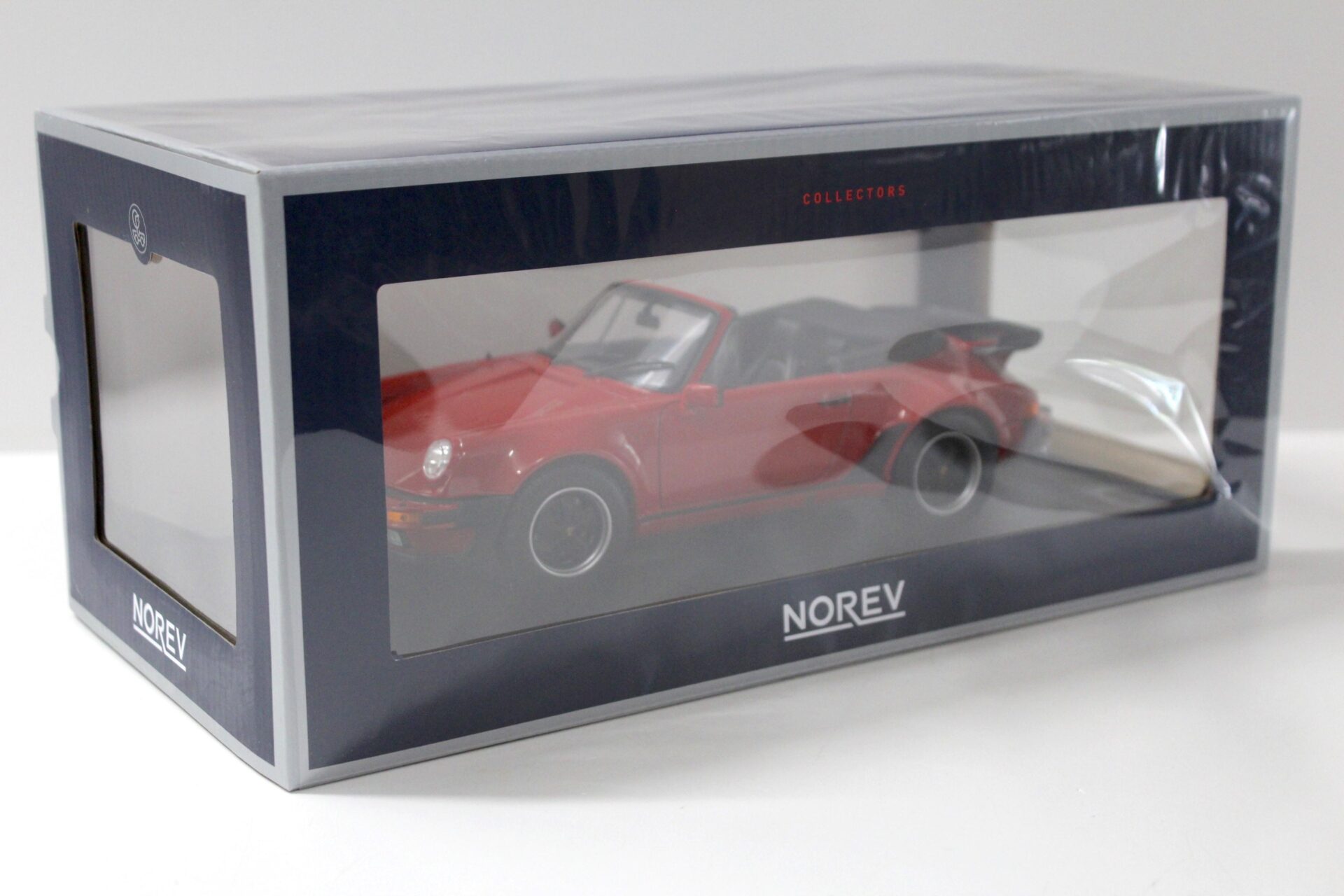 1:18 Norev Porsche 911 Turbo Cabriolet G-Modell red 1987