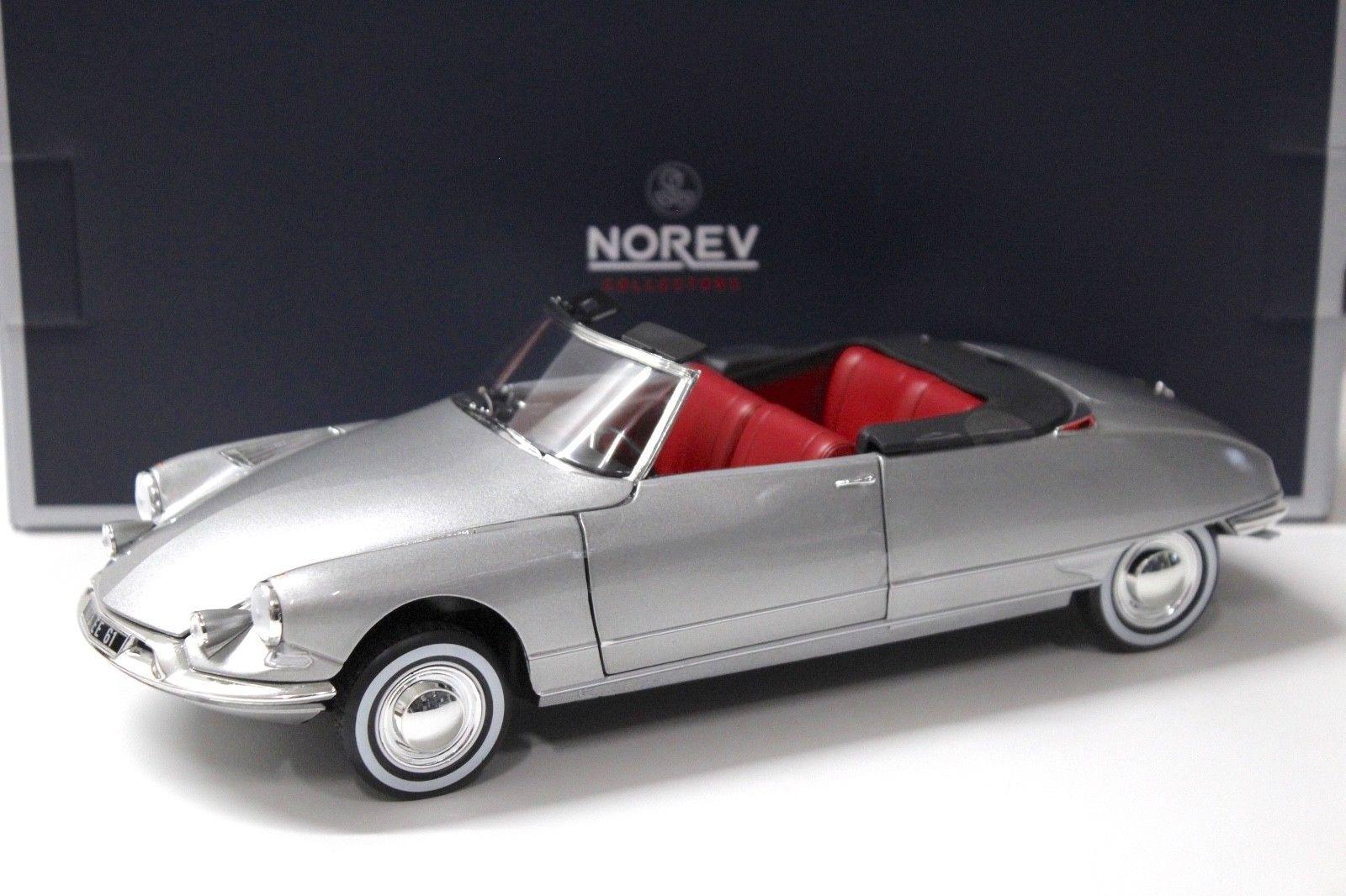 1:18 Norev Citroen DS 19 Cabriolet 1961 pearl grey