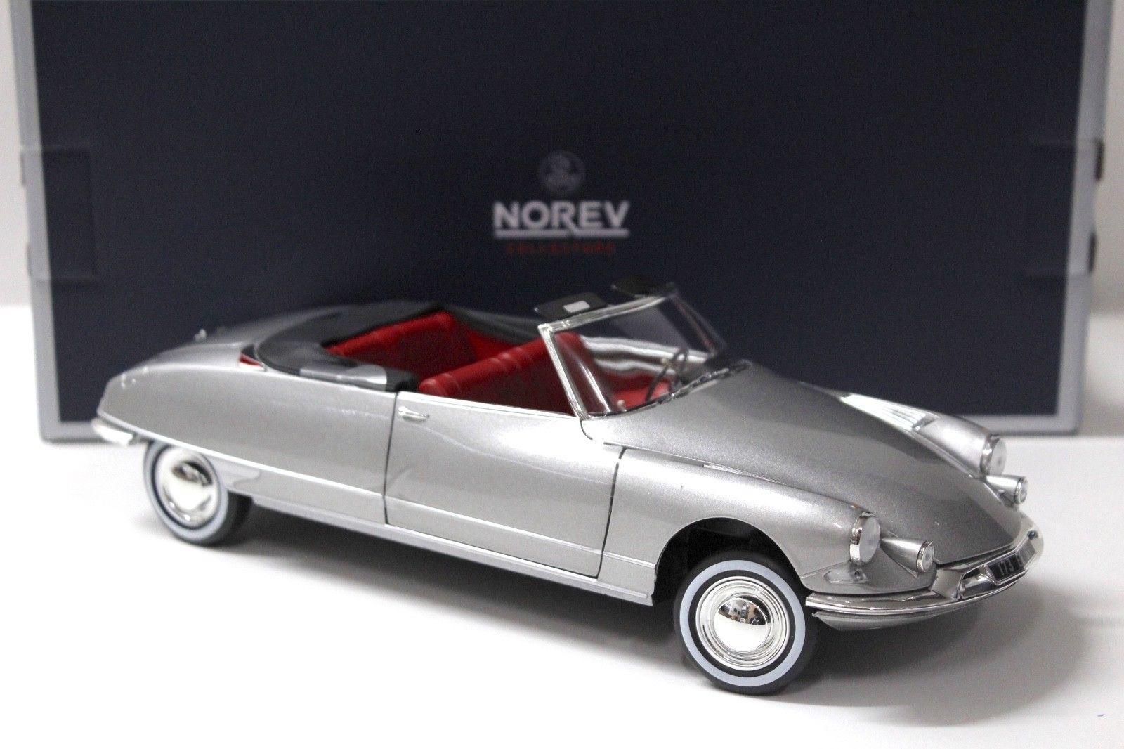 1:18 Norev Citroen DS 19 Cabriolet 1961 pearl grey