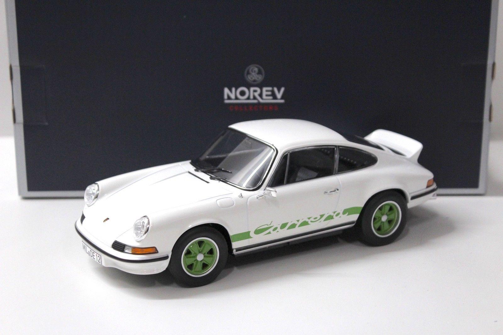 1:18 Norev Porsche 911 RS 1973 white/ green