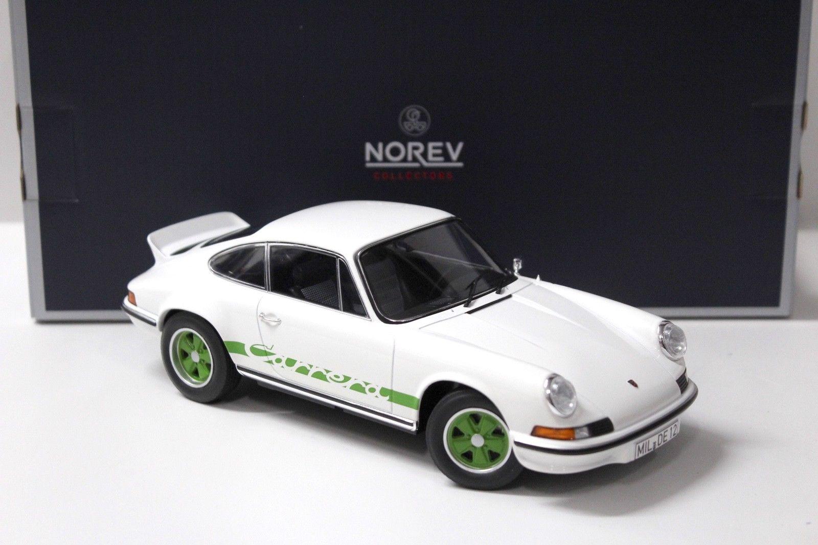 1:18 Norev Porsche 911 RS 1973 white/ green