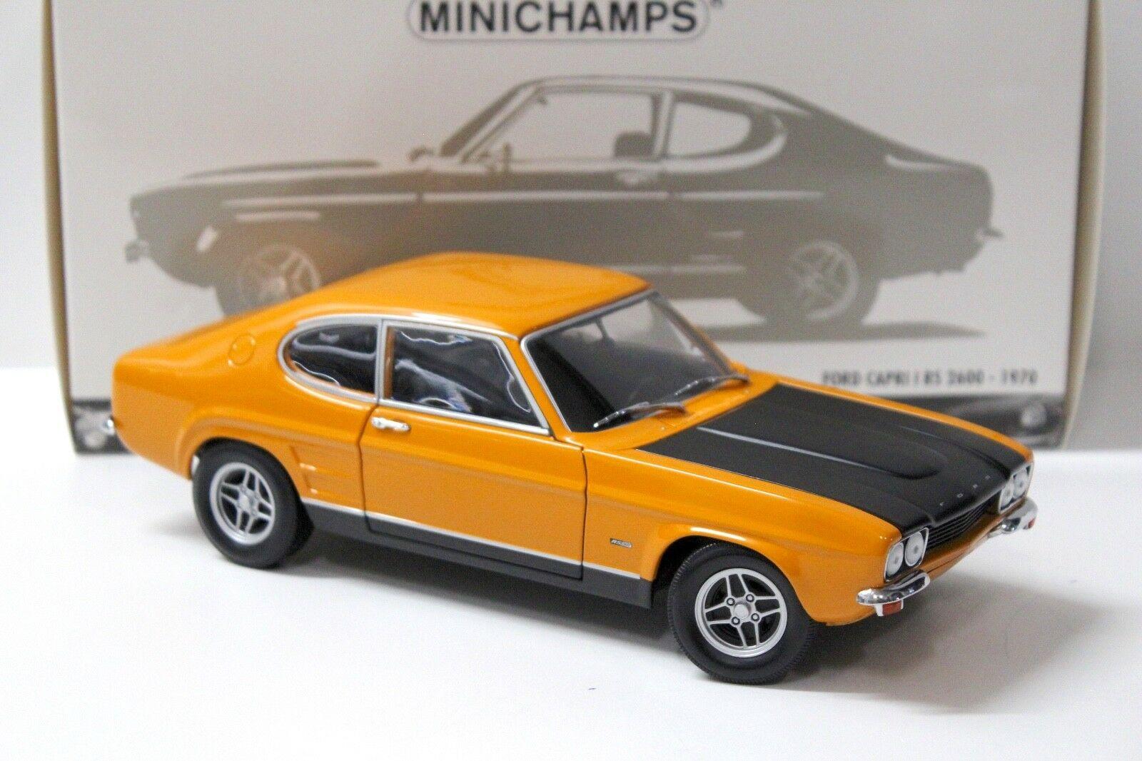1:18 Minichamps Ford Capri I RS 2600 orange/black 1970