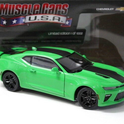 1:18 AUTO World Chevrolet Camaro SS 2017 Krypton green