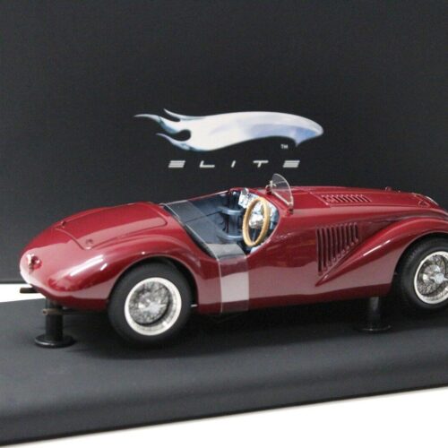 1:18 Hot Wheels SUPER Elite Ferrari 125 S dark red *LEATHER BASE*