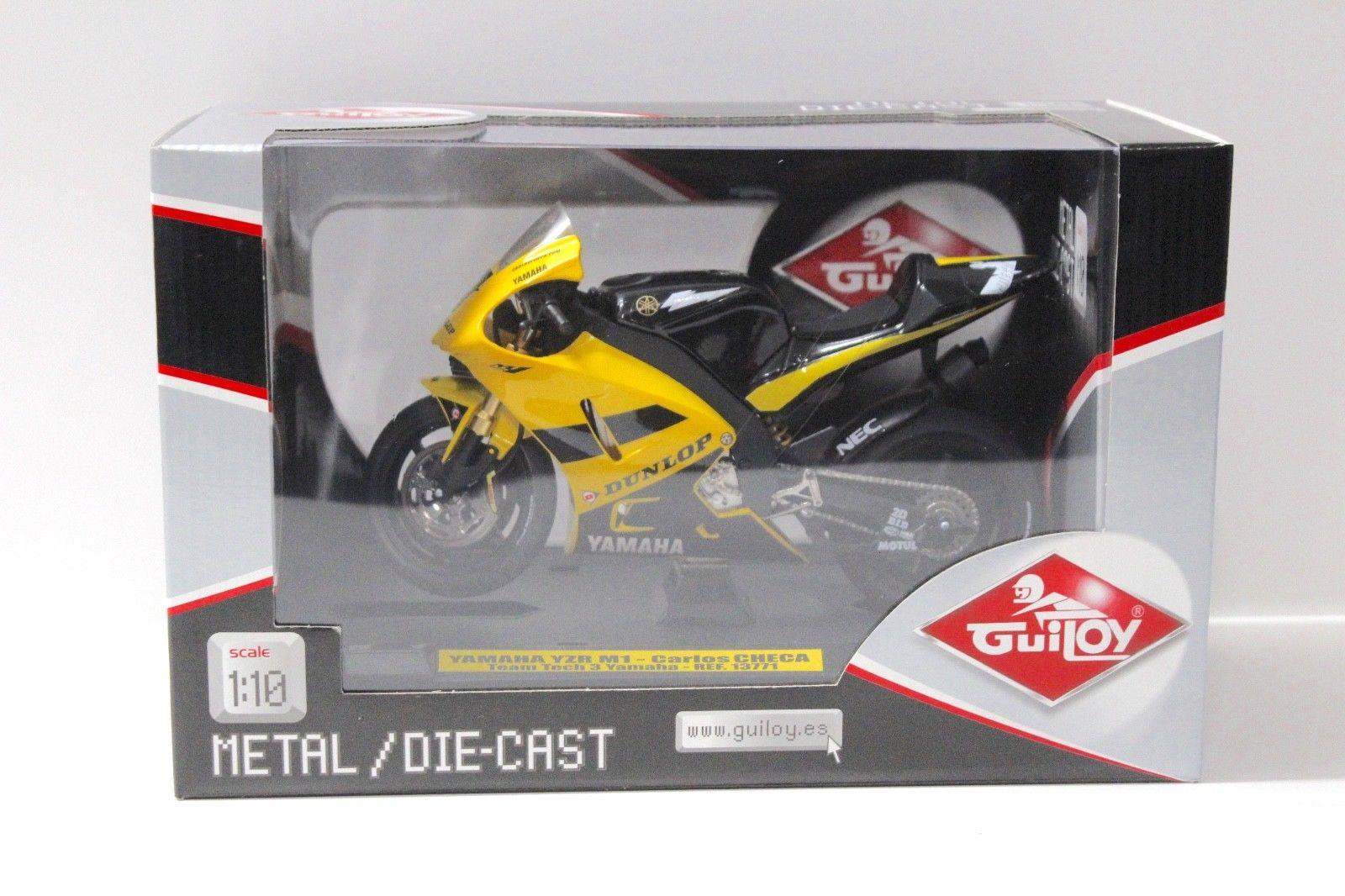 1:10 Guiloy Yamaha YZR M1 Carlos CHECA Team TECH 3 yellow