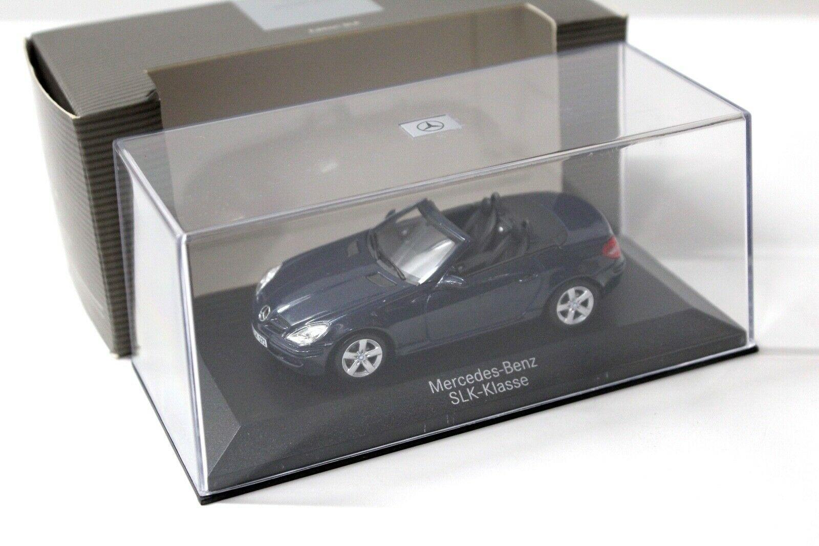 1:43 Minichamps Mercedes SLK dark blue DEALER VERSION