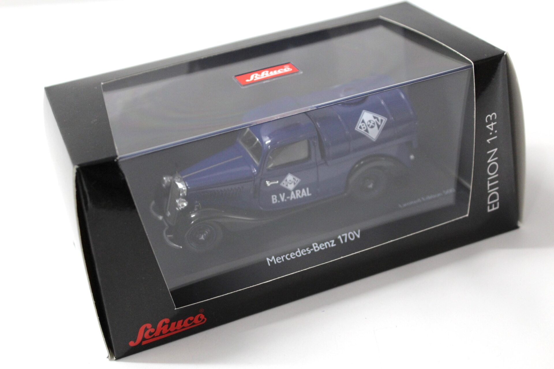 1:43 Schuco Mercedes 170V Tankwagen "ARAL" dark blue