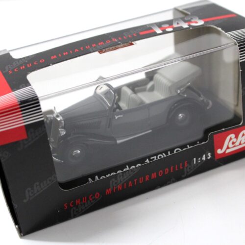 1:43 Schuco Mercedes 170V Cabriolet open Top grey/ black
