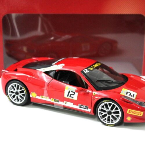 1:18 Hot Wheels Ferrari 458 Challenge 2011 red #12