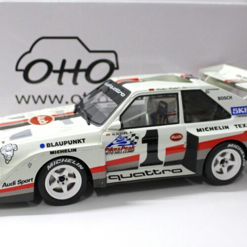 1:12 OTTO Audi Sport Quattro S1 Pikes PEAK 1987 Röhrl #1 white