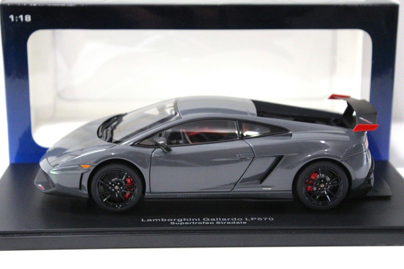 1:18 AUTOart Lamborghini Gallardo LP570 Supertrofeo grey