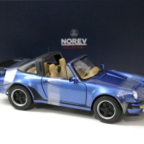 1:18 Norev Porsche 911 Turbo Targa 3.3 blue 1987