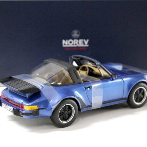 1:18 Norev Porsche 911 Turbo Targa 3.3 blue 1987