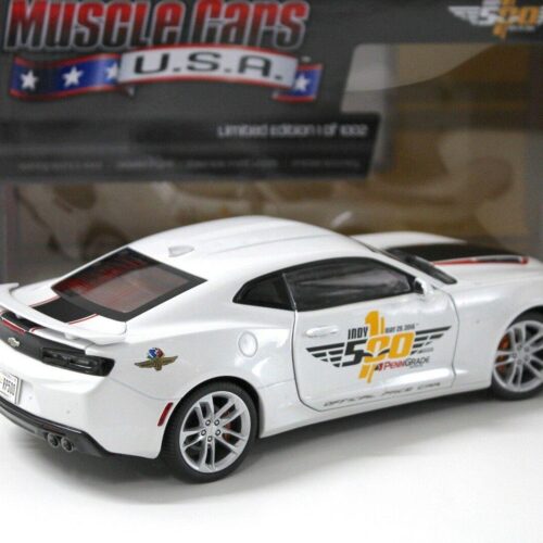 1:18 Auto World 2017 Chevrolet Camaro SS Indy 500 Pace white